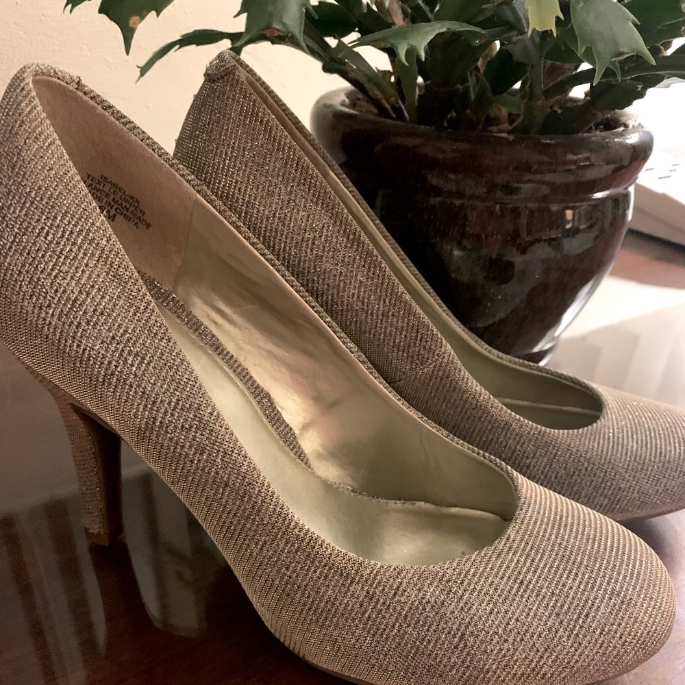 Women’s KK Isabel beautiful Champagne glitter heel